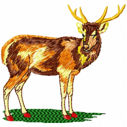 Gazelle Embroidery Design 8